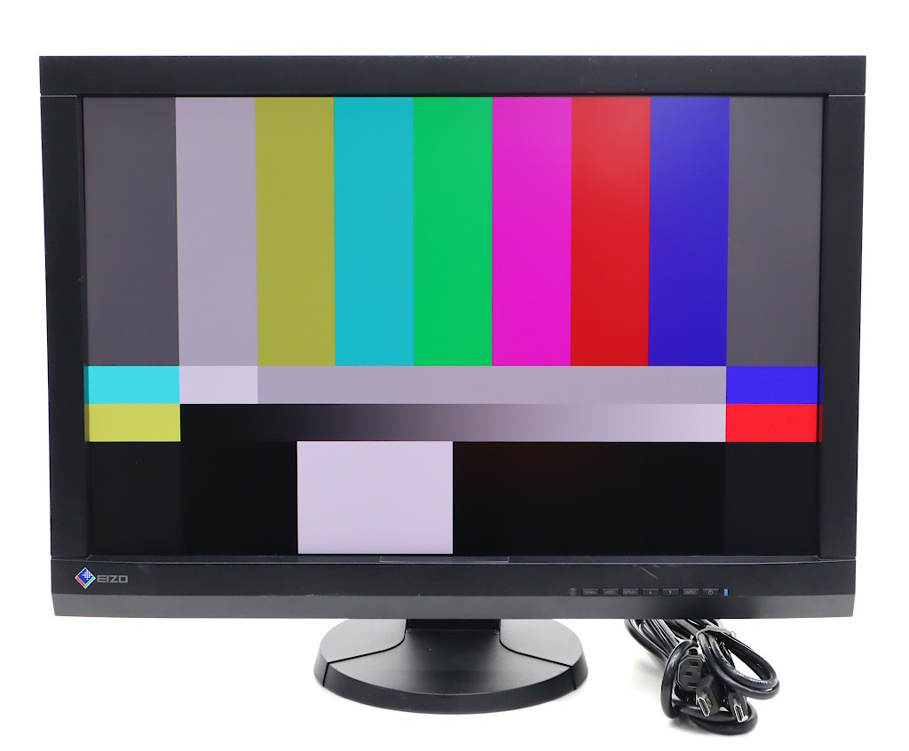 【並品】EIZO ColorEdge CG247 24.1インチ非光沢IPSパネル WUXGA 1920x1200ドット HDMI/DisplayPort/DVI-D入力 左下にドット抜けあり 【中古】【20250527】