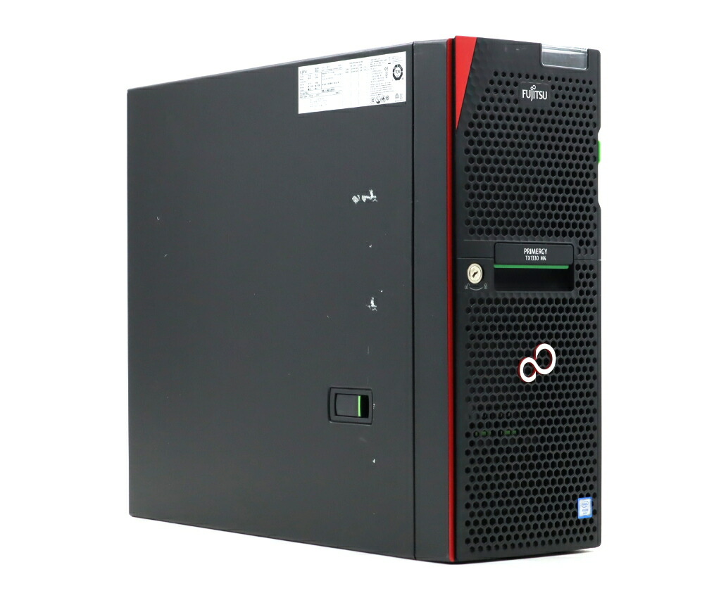 富士通 サーバー PRIMERGY TX1320 M4 富士通 PRIMERGY TX1320 M4 Xeon E-2124 3.3GHz 8GB 300GBx2台(SAS2.5
