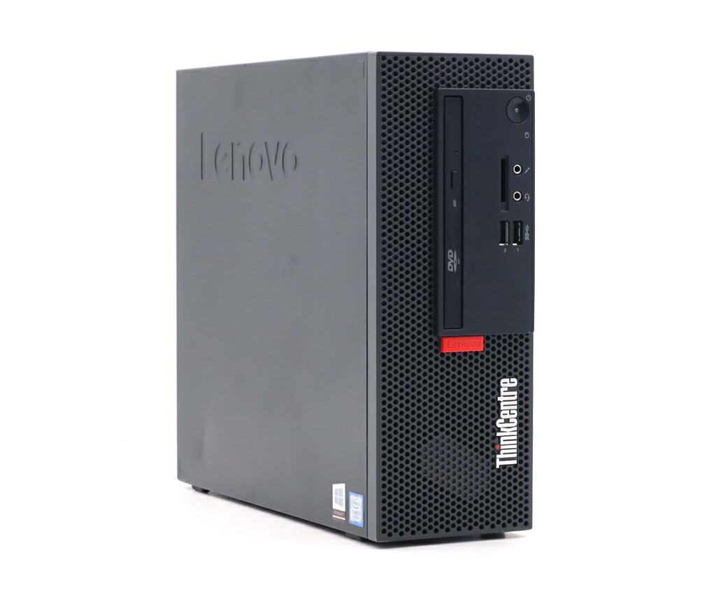 Lenovo ThinkCentre M720e Small Core i5-8400 2.80GHz 8GB 256GB(新品NVMe SSD) DisplayPort/アナログRGB出力 DVD+-RW Windows11 Pro 【中古】【20250905】
