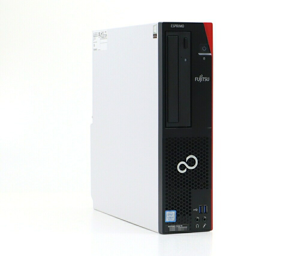富士通 ESPRIMO D558/TX Core i3-8100 3.6GHz 8GB 256GB(SSD) DisplayPort/DVI-D出力 DVD+-RW Windows11 Pro 64bit 小難 【中古】【20251120】