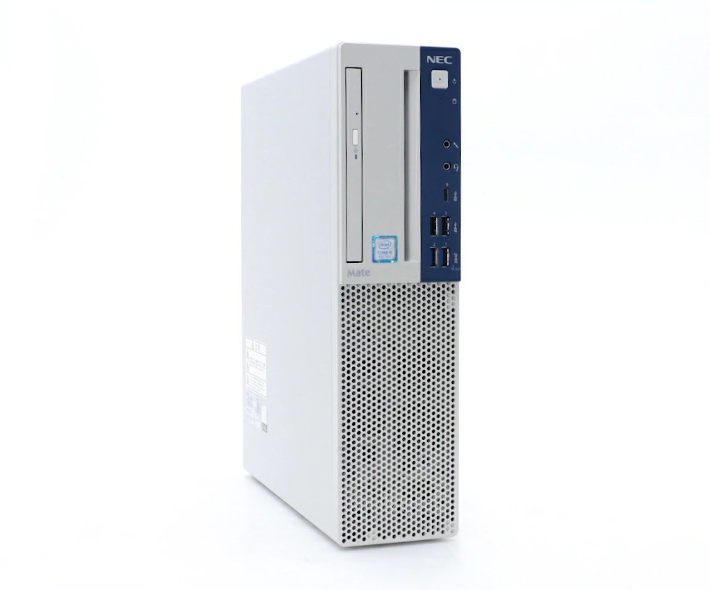 NEC Mate MKM30/B-4 PC-MKM30BZG4 Core i5-8500 3GHz 8GB 256GB(SSD) DisplayPort x2/アナログRGB出力 DVD-ROM Windows11 Pro 64bit 【中古】【20251121】