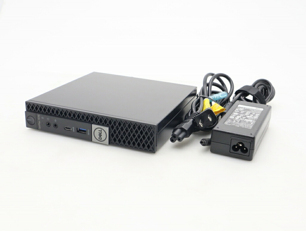 DELL OptiPlex 7070 Micro Core i5-8500T 2.1GHz 8GB 256GB(NVMeSSD) DisplayPort x2/アナログRGB出力 Windows11 Pro 64bit 小難 【中古】【20260324】 22,200円