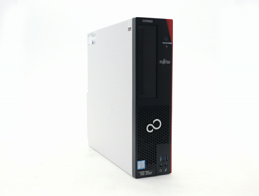 富士通 ESPRIMO D958/B Core i5-9600 3.1GHz 8GB 256GB(新品NVMeSSD) DisplayPort/DVI-D出力 DVD-ROM Windows11 Pro 64bit 【中古】【20260303】