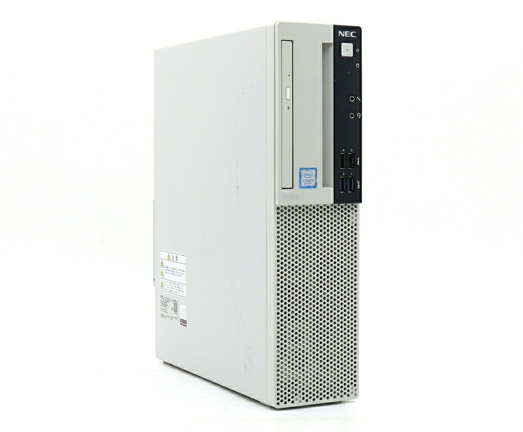 NEC Mate MRL36/L-4 Core i3-8100 3.6GHz 8GB 256GB(新品SSD) DisplayPort x2/アナログRGB出力 DVD+-RW Windows11 Pro 64bit 【中古】【20260220】