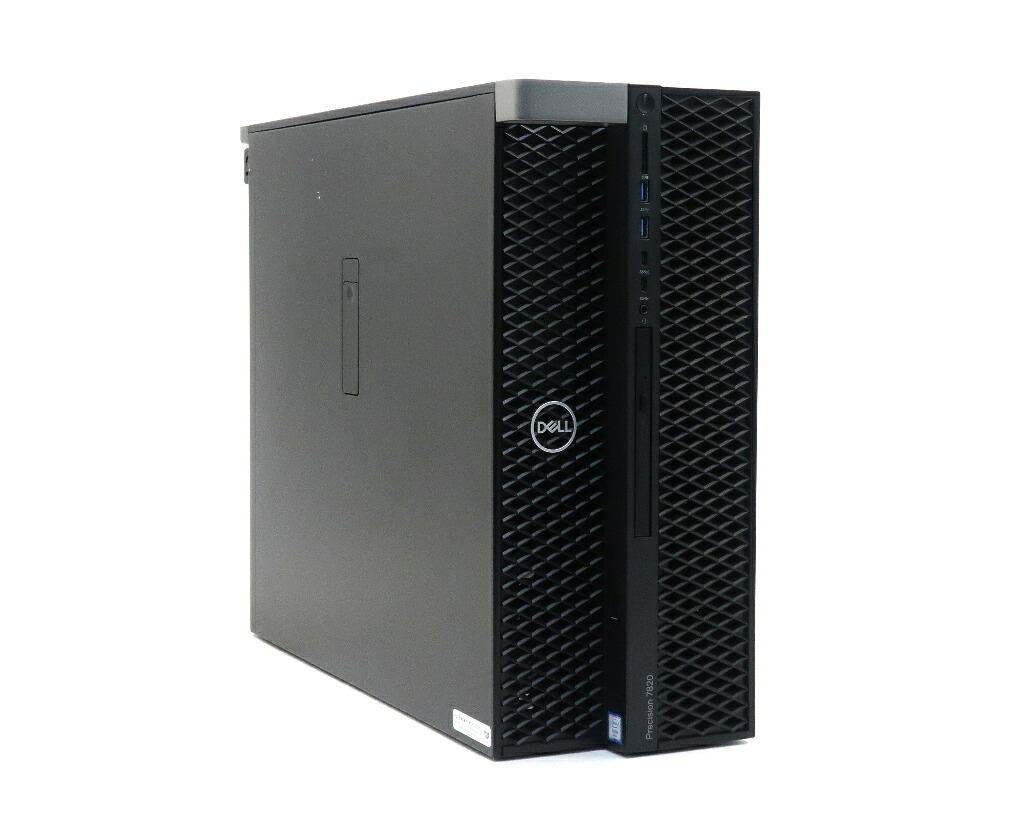 DELL Precision 7820 Tower Xeon Gold 5217 3GHz(16スレッドCPUx2基) 64GB 512GB(NVMe SSD)+2TB(HDD) P4000 Windows11 Pro for WS 小難 【中古】【20260311】