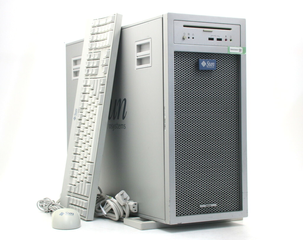 Sun Ultra 25 UltraSPARC-3i 1.33MHz 8GB 250GB(空マウンタ2個あり) XVR-100 DVD-ROM OSなし 【中古】【20260303】｜PCコンフルプレミアム店