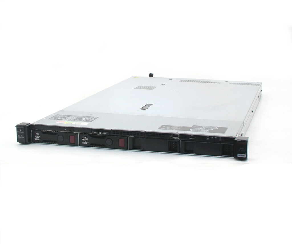 HITACHI HA8000V(hp ProLiant DL360 Gen10 OEM) Xeon Gold 5222 3.8GHz 32GB 1TBx2台(SATA3.5インチ/RAID1) DVD-ROM P408i-a SR Gen10 【中古】【20260311】