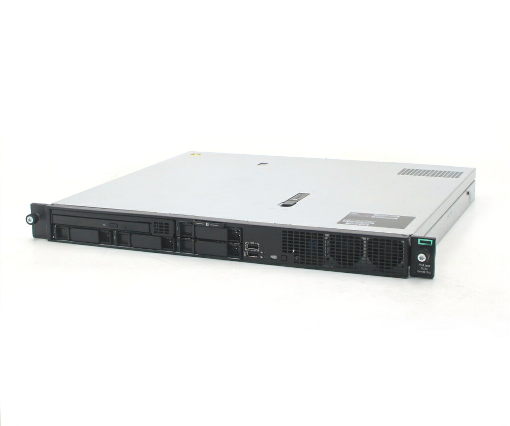 hp ProLiant DL20 Gen10 Plus Xeon E-2314 2.8GHz 16GB ストレージなし DVD-ROM Smart Array P408i-a SR Gen10 【中古】【20260311】｜PCコンフルプレミアム店 61,160円