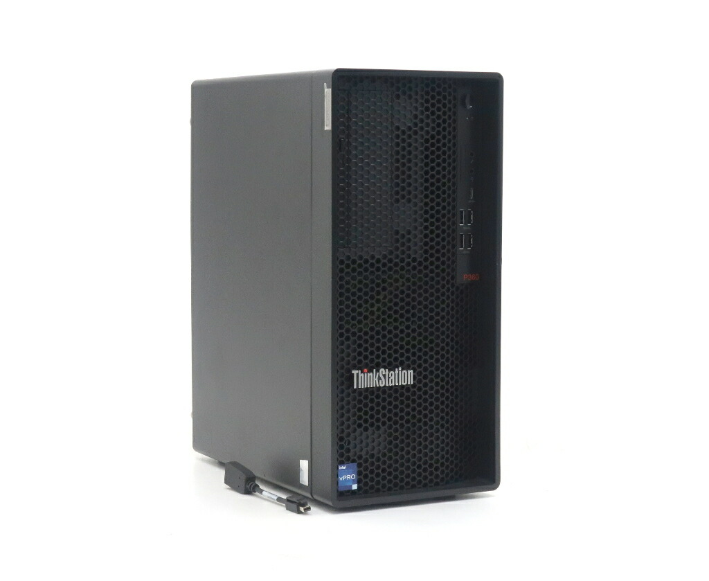 Lenovo ThinkStation P360 Tower Core i9-12900K 2.4GHz 16GB 512GB(NVMe SSD) NVIDIA T1000 DVD+-RW Windows11 Pro 64bit 【中古】【20260407】 107,800円