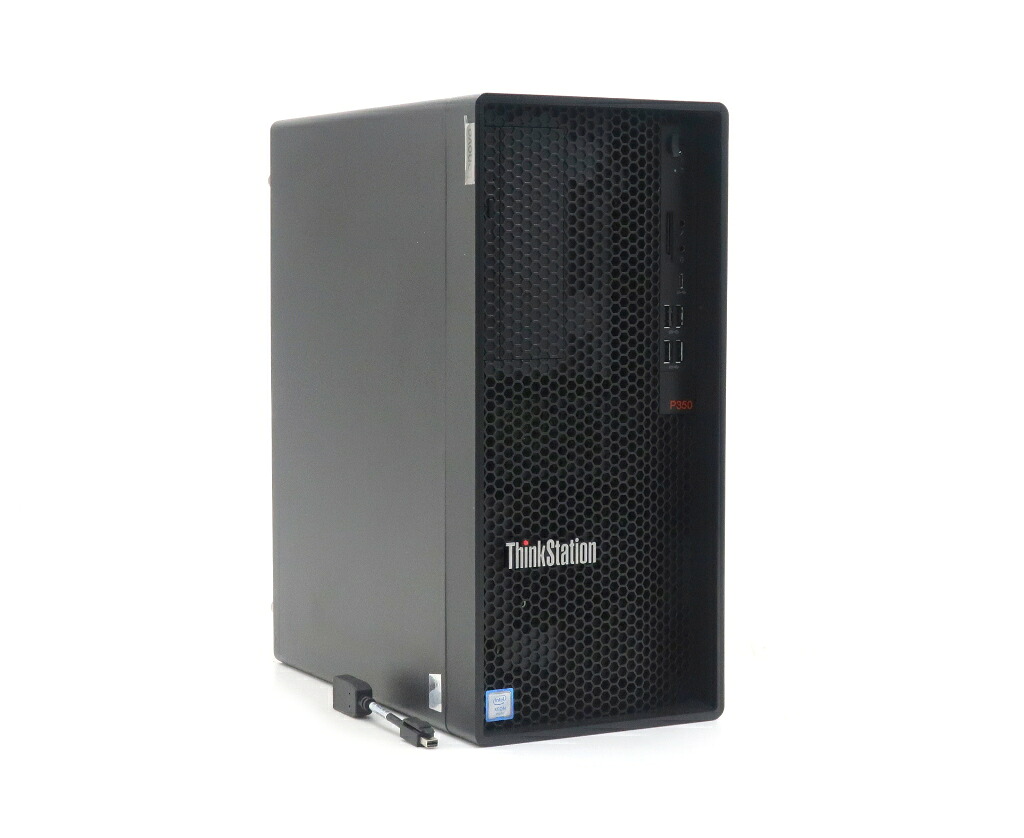 Lenovo ThinkStation P350 Tower Xeon W-1370P 3.6GHz 32GB 1TB(NVMe SSD) NVIDIA T1000 DVD+-RW Windows11 Pro for Workstations 64bit 【中古】【20260407】