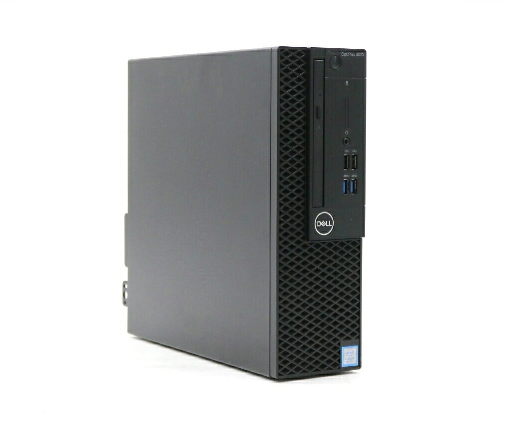 DELL OptiPlex 3070 SFF Core i5-9500 3GHz 8GB 256GB(SSD) HDMI/DisplayPort/アナログRGB出力 DVD+-RW Windows11 Pro 64bit 【中古】【20260327】|PCコンフルプレミアム店