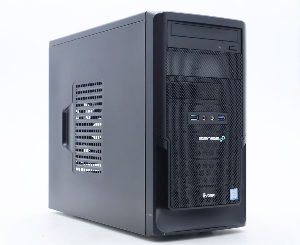 iiyama タワーPC SENSE∞ ISeDXi-M039 Core i5-8500 3GHz 16GB 256GB(SSD) DisplayPort/DVI-D出力 DVD+-RW Windows11 Home 64bit 【中古】【20260410】 22,032円
