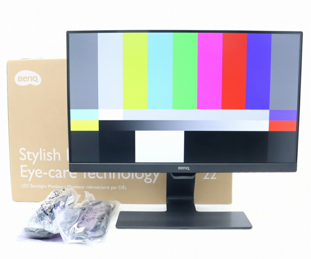 【未当て嵌める品】BenQ GW2283 21.5in非光輝IPSダイアログボックス 盛りだくさん固定ディスク 1920x1080点点 HDMI x2/アナログRGBインプット 【中古】【20260331】