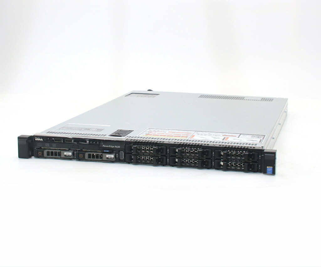 DELL PowerEdge R630 Xeon E5-2630L v3 1.8GHz(16スレッドCPUx2基) 32GB 1TBx2台(SATA2.5インチ/RAID1構成) DVD+-RW AC*2 PERC H330 mini 【中古】【20260514】|PCコンフルプレミアム店