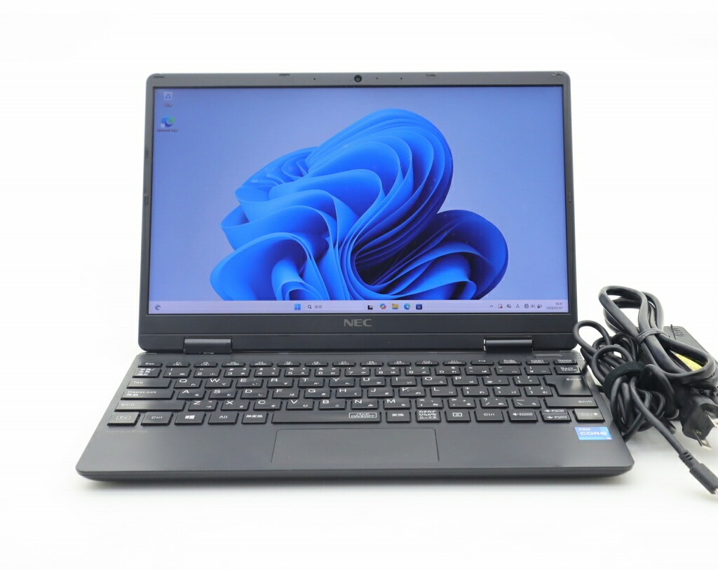 NEC パソコン-VKT40CZG9 Core i5-1130G7 1.1GHz 8GB 256GB(NVMeSSD) 12.5in非光輝IPS FHD 1920x1080 Windows11 Pro 64bit 小難 【中古】【20260521】