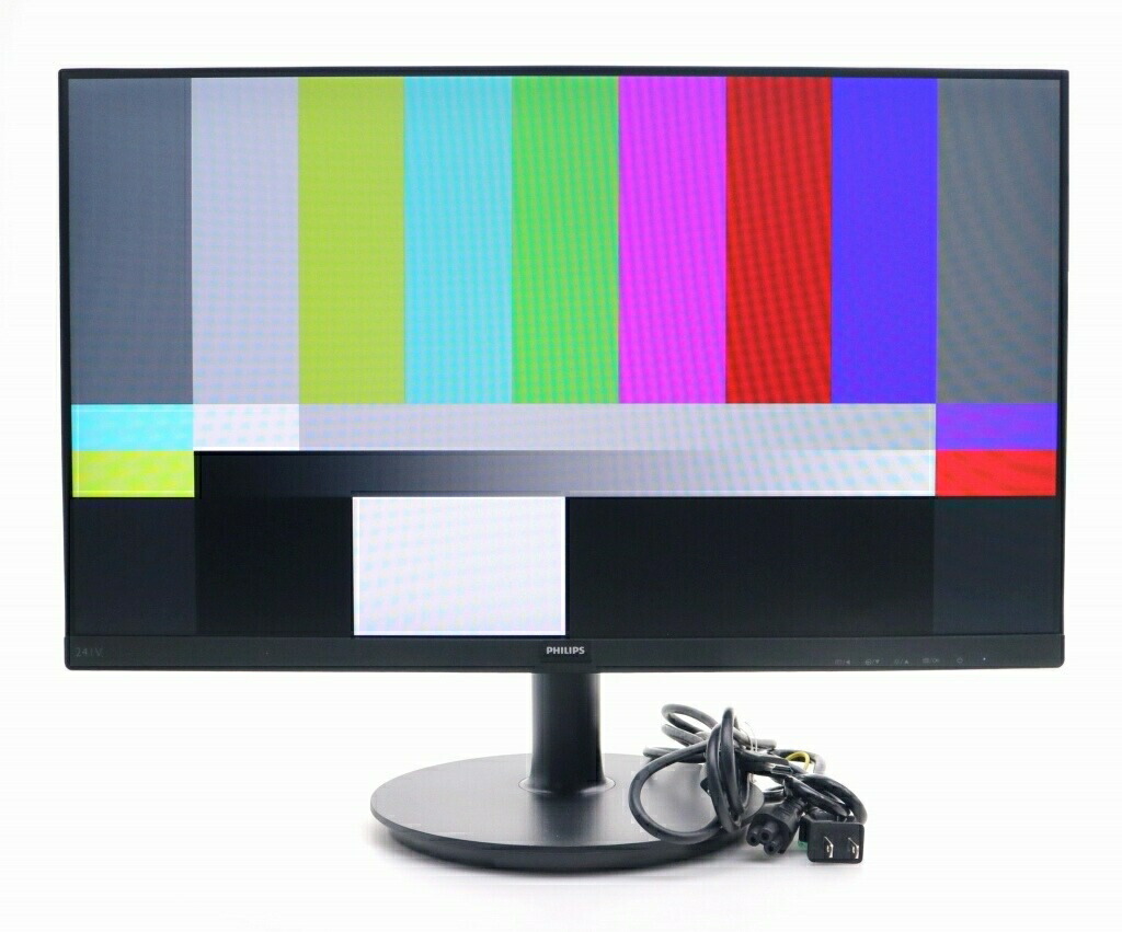 【並品】PHILIPS 241V8/11 23.8in非光輝IPSダイアログボックス 盛りだくさん固定ディスク 1920x1080点点 HDMI/アナログRGBインプット 【中古】【20260602】