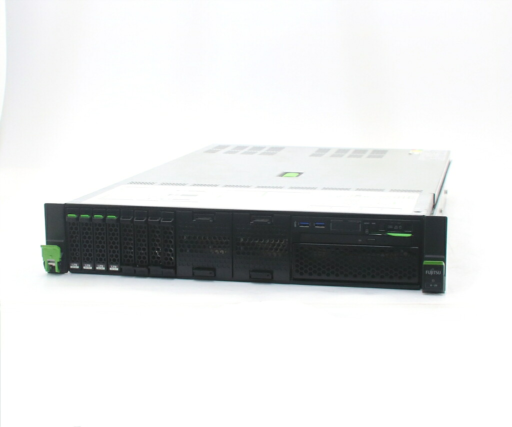 富士通 PRIMERGY RX2520 M4 Xeon Silver 4112 2.6GHz 32GB 1.2TBx4台(SAS2.5インチ/12Gbps/RAID5構成) DVD-ROM PRAID CP400i 【中古】【20260625】｜PCコンフルプレミアム店