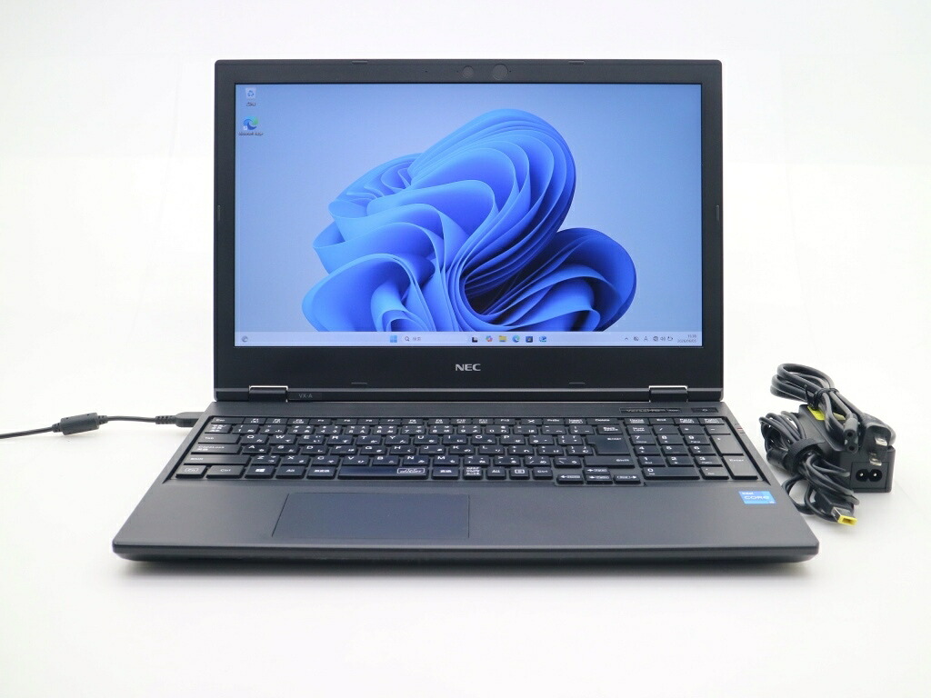 NEC VKM44/X-A PC-VKM44XZGA Core i5-1145G7 2.6GHz 8GB 256GB(新品SSD) DVD-ROM 15.6インチ FHD 1920x1080 Windows11 Pro 64bit 難有 【中古】【20260623】｜PCコンフルプレミアム店