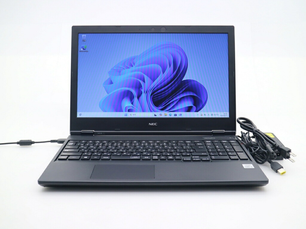NEC VKT16/E-9 PC-VKT16EZG9 Core i5-10210U 1.6GHz 8GB 256GB(新品SSD) DVD-ROM 15.6インチ非光沢 FWXGA 1366x768 Windows11 Pro 64bit 【中古】【20260623】|PCコンフルプレミアム店