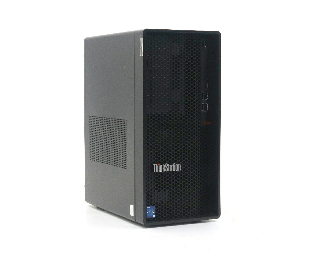 Lenovo ThinkStation P360 Tower Core i9-12900 2.4GHz 16GB 512GB(NVMe SSD) GeForce RTX3080 DVD-ROM Windows11 Pro 64bit 【中古】【20260625】|PCコンフルプレミアム店