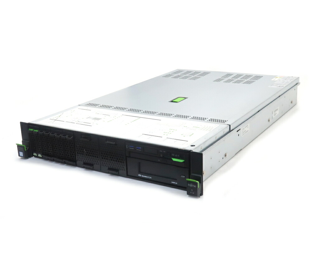富士通 PRIMERGY RX2520 M5 Xeon Silver 4208 2.1GHz 32GB 300GBx2台(SAS2.5インチ/12Gbps/RAID1構成) DVD-ROM PRAID EP400i 【中古】【20260625】｜PCコンフルプレミアム店
