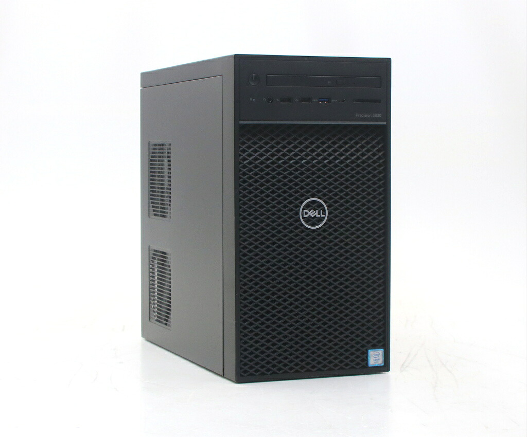 DELL Precision 3630 Tower Xeon E-2274G 4GHz 32GB 512GB(NVMe SSD) Quadro RTX4000 DVD+-RW Windows11 Pro for Workstations 64bit 【中古】【20260717】｜PCコンフルプレミアム店