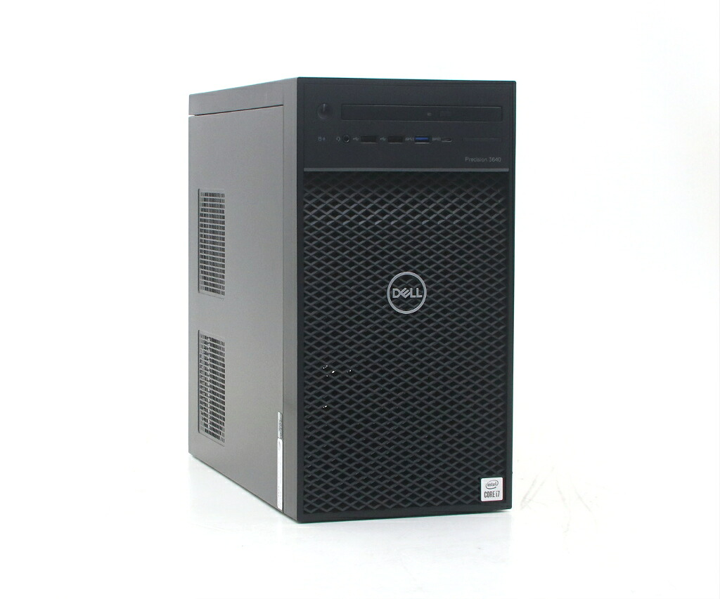 DELL Precision 3640 Tower Core i7-10700 2.9GHz 32GB 512GB(NVMe SSD)+2TB(HDD)x2 Quadro P1000 DVD-ROM Windows11 Pro 64bit 【中古】【20260717】｜PCコンフルプレミアム店