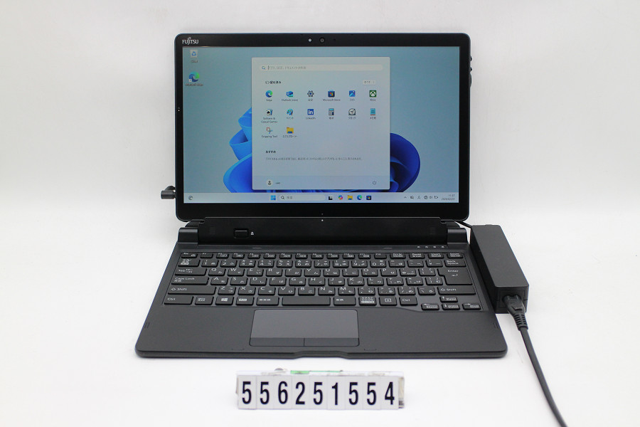 富士通 ARROWS Tab Q739/AE Core i3 8145U 2.1GHz/4GB/128GB(SSD)/13.3W/FHD(1920x1080) タッチパネル/Win11【中古】【20260205】 スマートフォン・タブレット-タブレットPC本体