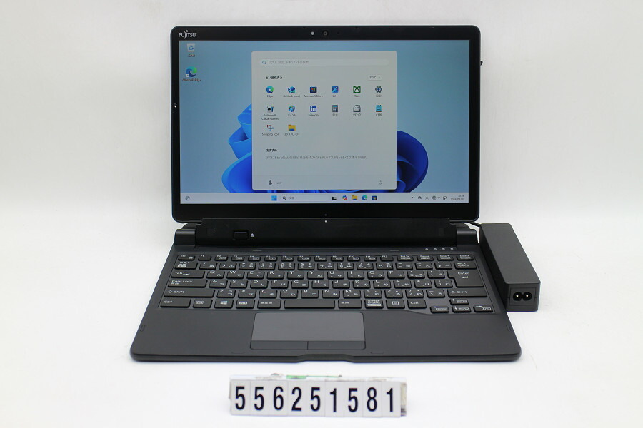 富士通 ARROWS Tab Q739/AE Core i3 8145U 2.1GHz/4GB/128GB(SSD)/13.3W/FHD(1920x1080) タッチパネル/Win11【中古】【20260205】 スマートフォン・タブレット-タブレットPC本体