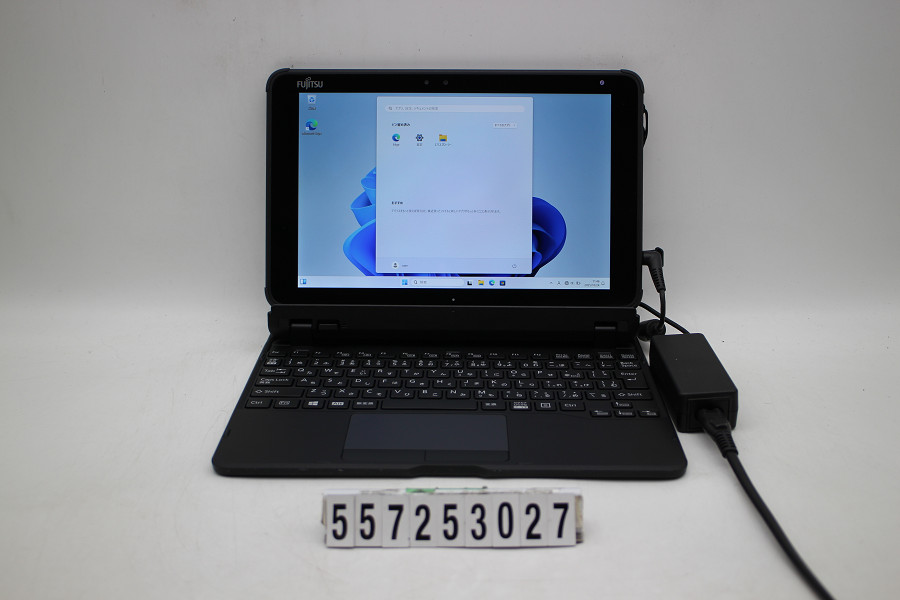 富士通 ARROWS Tab Q5010/DEG Celeron N4000 1.1GHz/4GB/128GB/10.1W/WUXGA(1920x1200) タッチパネル/Win11【中古】【20251030】 スマートフォン・タブレット-タブレットPC本体