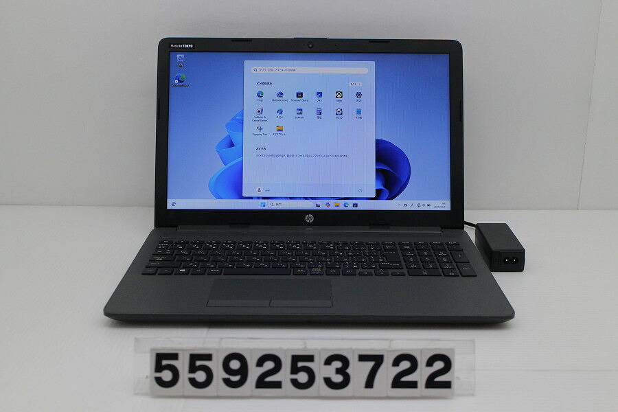 hp 250 G7 Core i5 1035G1 1GHz/8GB/256GB(SSD)/Multi/15.6W/FWXGA(1366x768)/Win11【中古】【20251218】
