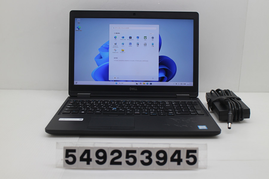 DELL Precision 3530 Core i7 8750H 2.2GHz/8GB/256GB(SSD)/15.6W/FHD(1920x1080)/Win11/Quadro P600【中古】【20260106】
