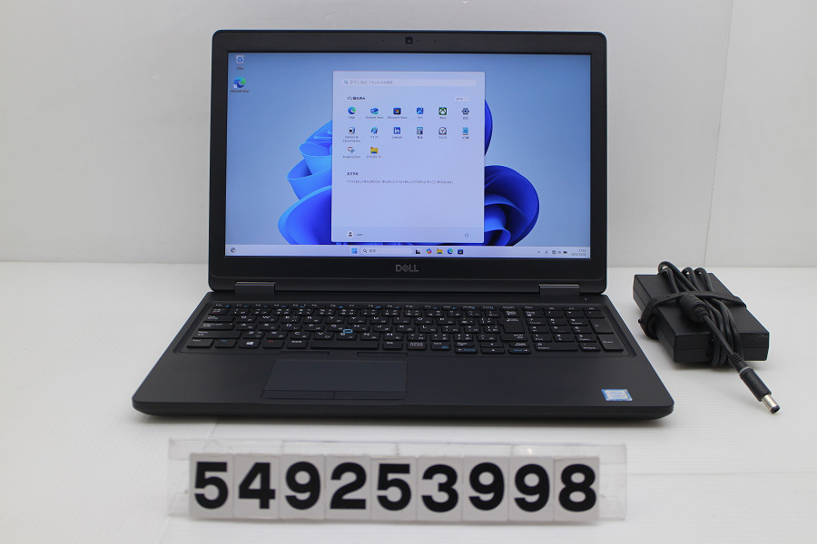 DELL Precision 3530 Core i7 8750H 2.2GHz/8GB/256GB(SSD)/15.6W/FHD(1920x1080)/Win11/Quadro P600【中古】【20251226】