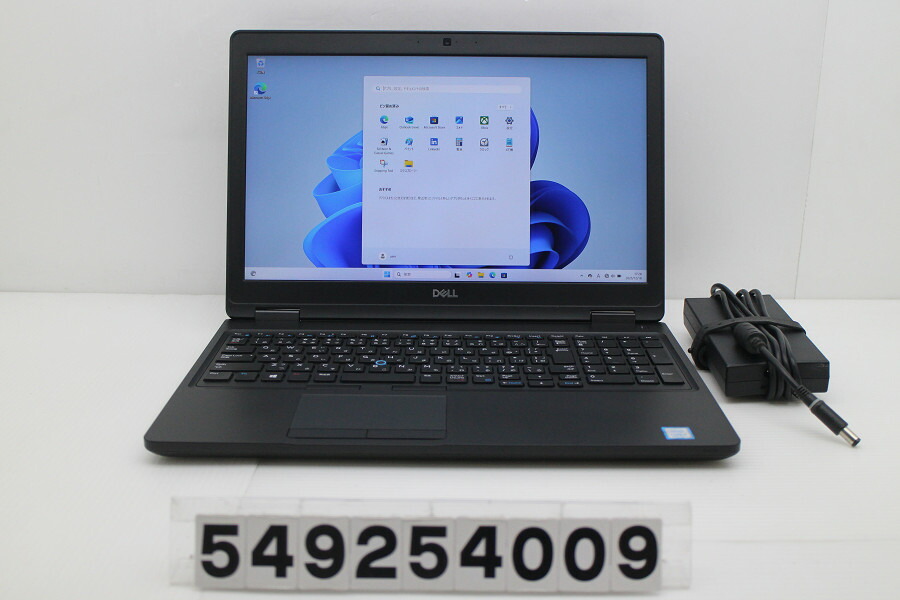 DELL Precision 3530 Core i7 8750H 2.2GHz/8GB/256GB(SSD)/15.6W/FHD(1920x1080)/Win11/Quadro P600【中古】【20251226】