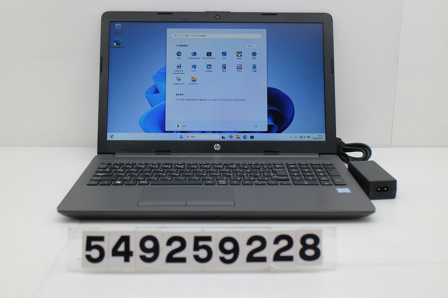 hp 250 G7 Core i5 8265U 1.6GHz/8GB/256GB(SSD)/Multi/15.6W/FWXGA(1366x768)/Win11【中古】【20260324】