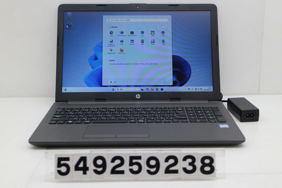 hp 250 G7 Core i5 8265U 1.6GHz/8GB/256GB(SSD)/Multi/15.6W/FWXGA(1366x768)/Win11【中古】【20260324】