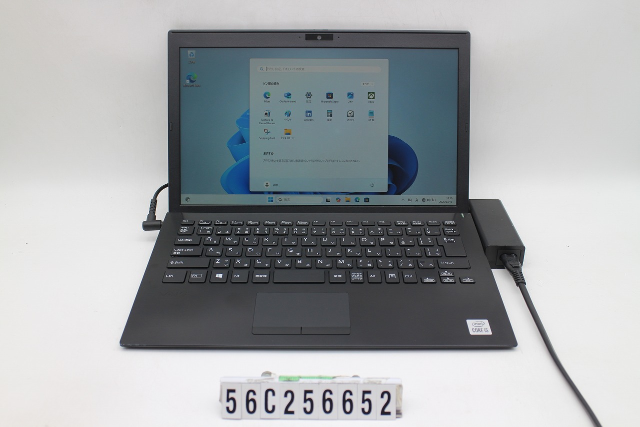 VAIO VJPG13C11N Core i5 1035G1 1GHz/8GB/256GB(SSD)/13.3W/FHD(1920x1080)/Win11【中古】【20260319】