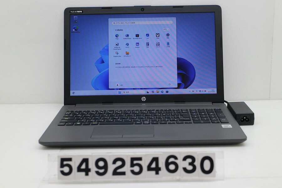 hp 250 G7 Core i5 1035G1 1GHz/8GB/256GB(SSD)/Multi/15.6W/FWXGA(1366x768)/Win11【中古】【20260408】