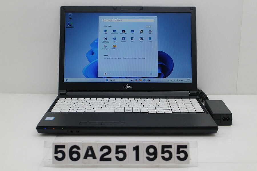富士通 LIFEBOOK A748/TX Core i3 8130U 2.2GHz/8GB/256GB(SSD)/Multi/15.6W/FWXGA(1366x768)/Win11【中古】【20260408】