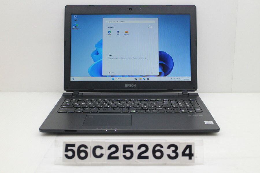 EPSON Endeavor NJ4400E Core i5 10210U 1.6GHz/8GB/256GB(SSD)/DVD/15.6W/FWXGA(1366x768)/Win11【中古】【20260408】 27,040円