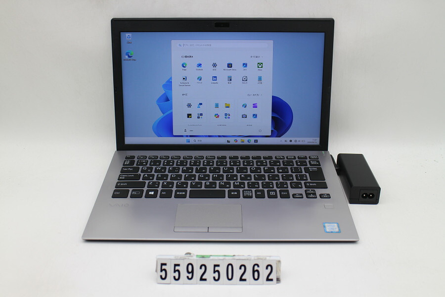 VAIO VJPG11C11N Core i7 8550U 1.8GHz/16GB/256GB(SSD)/13.3W/FHD(1920x1080)/Win11【中古】【20260421】