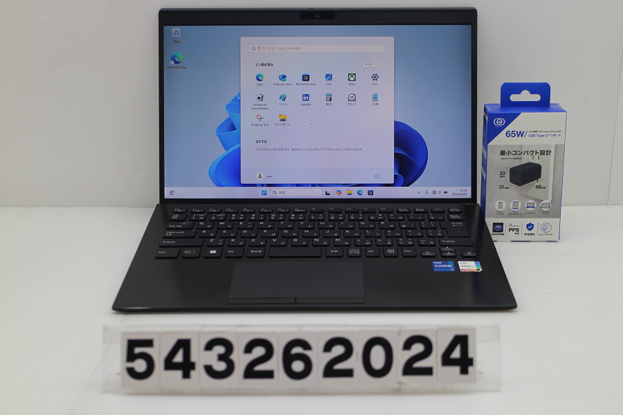 VAIO VJPK218002541 Core i7 1165G7 2.8GHz/32GB/256GB(SSD)/14W/FHD(1920x1080)/Win11【中古】【20260430】|PCコンフルプレミアム店