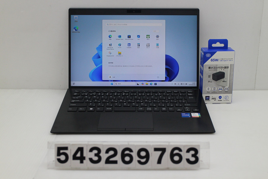 VAIO VJPK23803382 Core i7 1360P 2.2GHz/32GB/256GB(SSD)/14W/FHD(1920x1080)/Win11【中古】【20260430】 パソコン・周辺機器-パソコン