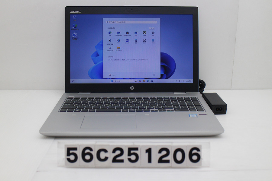 hp ProBook 650 G4 Core i3 8130U 2.2GHz/4GB/128GB(SSD)/Multi/15.6W/FWXGA(1366x768)/Win11【中古】【20260430】 パソコン-ノートPC