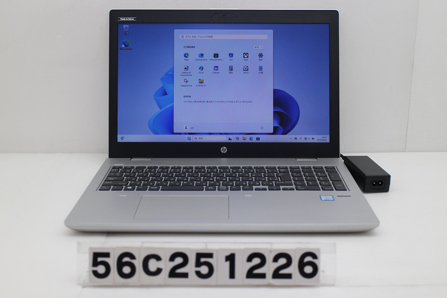 hp ProBook 650 G4 Core i3 8130U 2.2GHz/4GB/128GB(SSD)/Multi/15.6W/FWXGA(1366x768)/Win11【中古】【20260430】 ノートPC-パソコン・周辺機器