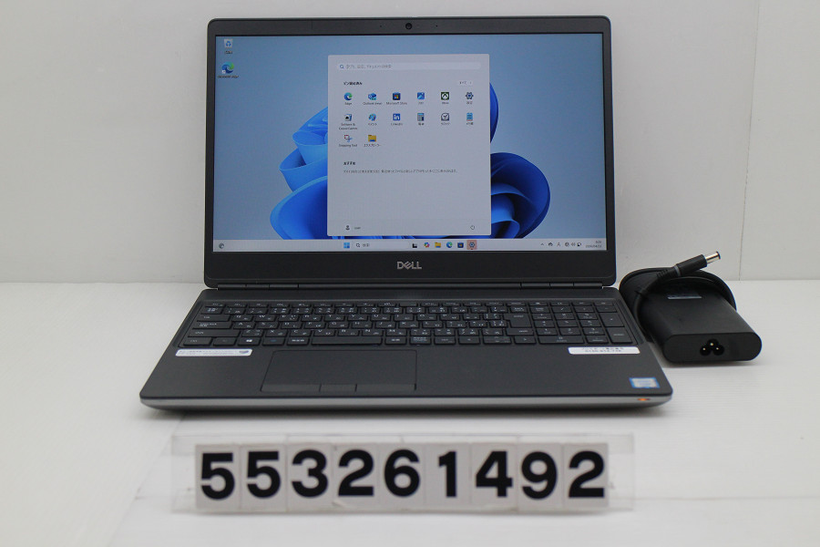 DELL Precision 7550 Xeon(R) W 10885M 2.4GHz/32GB/512GB/FHD(1920x1080)/Win11/NVIDIA Quadro RTX4000 with Max-Q Design【中古】【20260430】 ノートPC-パソコン・周辺機器-パソコン
