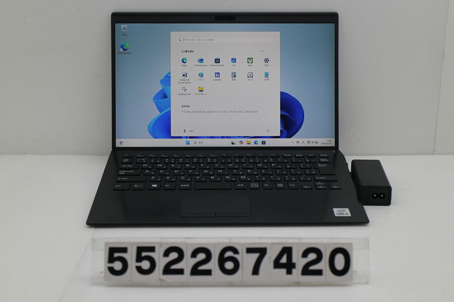 VAIO VJPK13C11N Core i5 1035G1 1GHz/16GB/256GB(SSD)/14W/FHD(1920x1080)/Win11【中古】【20260507】