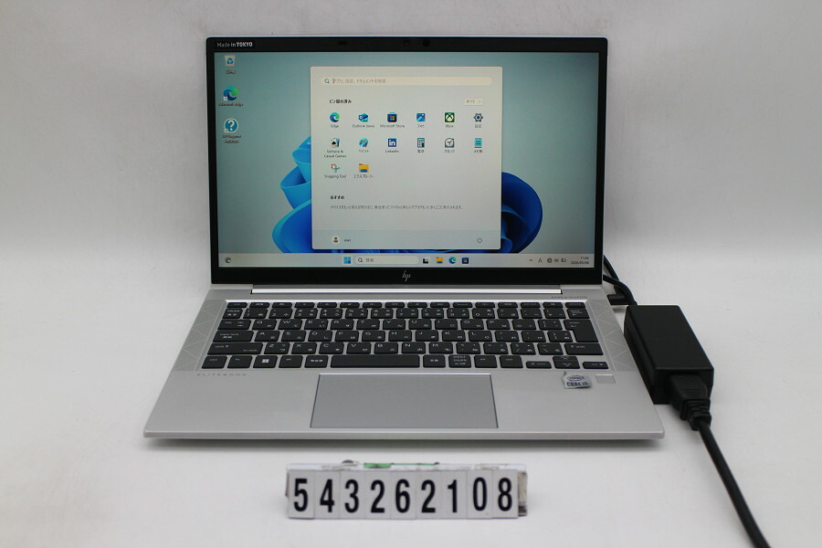 hp EliteBook 830 G7 Core i5 10210U 1.6GHz/8GB/256GB(SSD)/13.3W/FHD(1920x1080)/Win11【中古】【20260512】