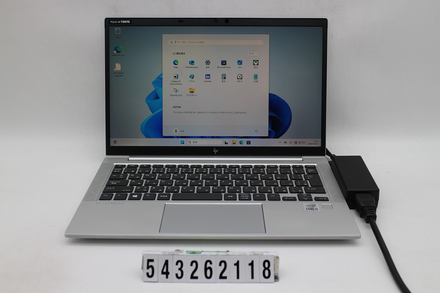 hp EliteBook 830 G7 Core i5 10210U 1.6GHz/8GB/256GB(SSD)/13.3W/FHD(1920x1080)/Win11【中古】【20260512】