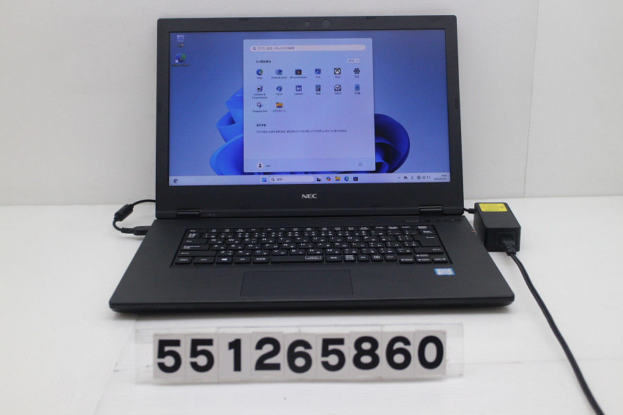 NEC マイコン-VKT16XZG5 Core i5 8265U 1.6GHz/8GB/128GB(SSD)/Multi/15.6W/FWXGA(1366x768)/Win11【中古】【20260602】